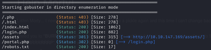 Gobuster fuzzing